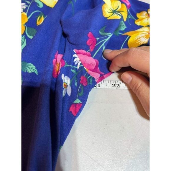 Old Navy Knee Length Floral Waist-Defined Ruffle-Trim‎ Dress Size XL - Picture 12 of 12